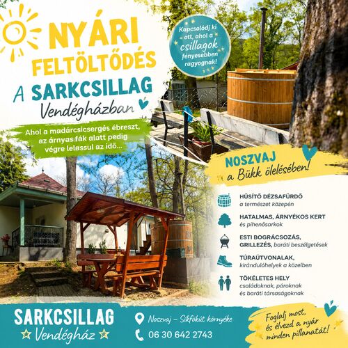 Sarkcsillag Vendégház Noszvaj