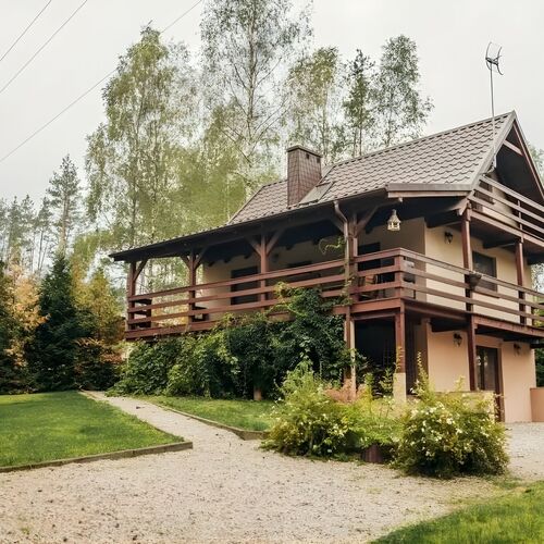 Domek Aleksander z basenem, banią ruską i sauną