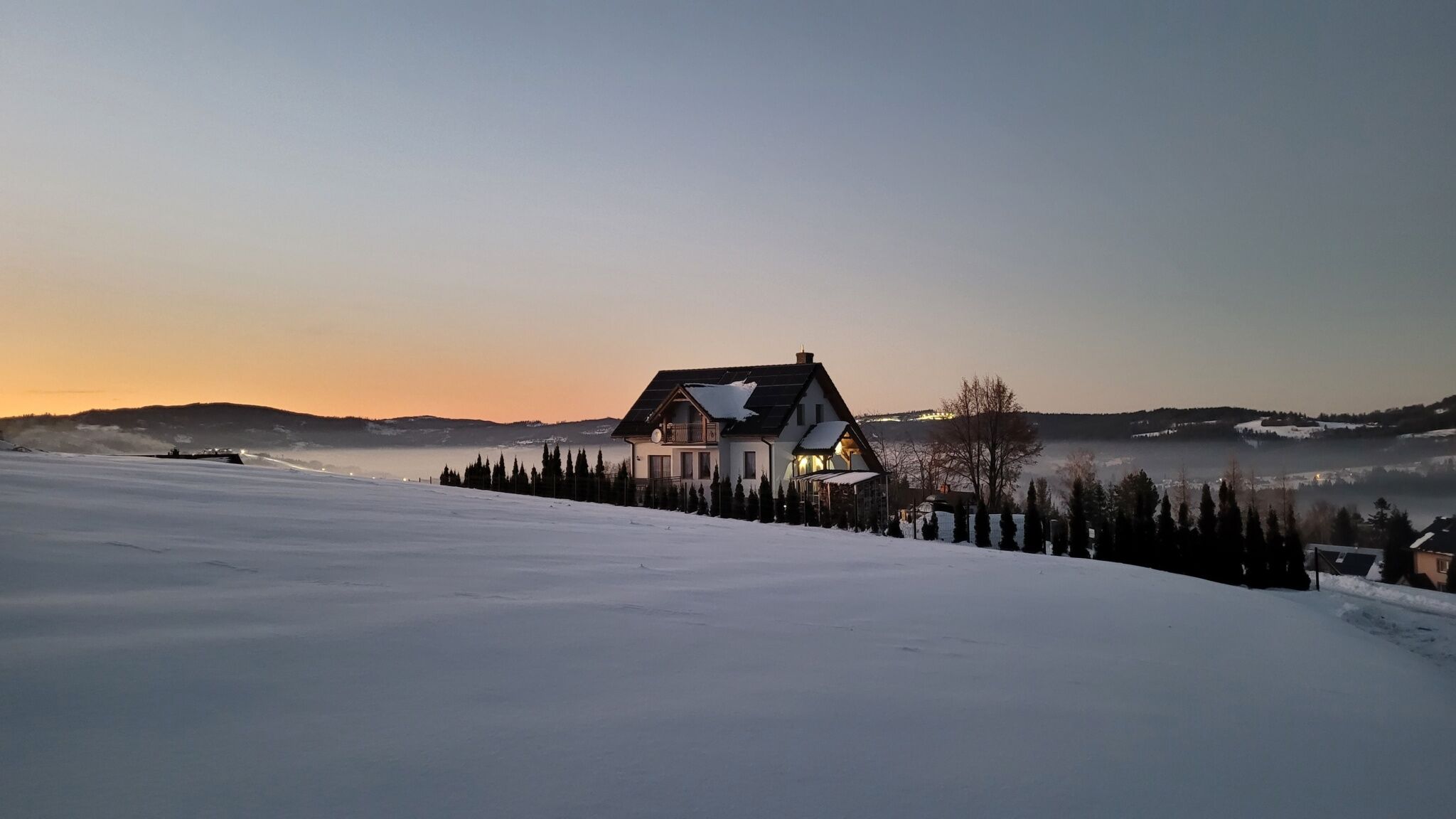 Dom z Widokiem Szańce - Górskie Przysiółki w Koniakowie