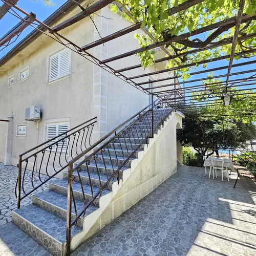 house yard, stairs