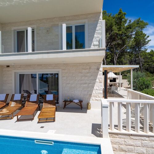 Ház Családok Részére Medencével Sumartin, Brac - 23765 Sumartin