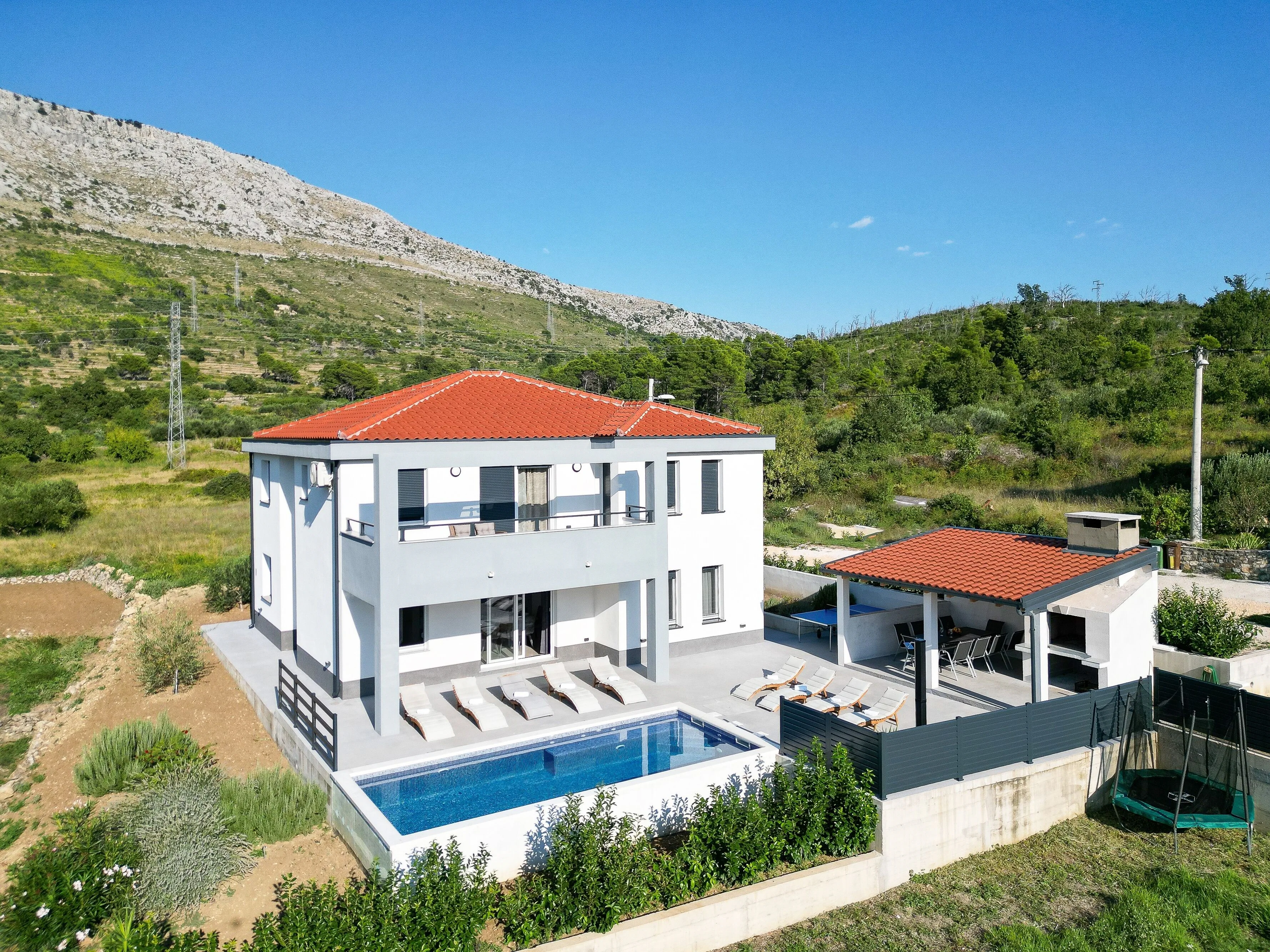 Family Friendly House With A Swimming Pool Srinjine, Split - 23770 Srinjine