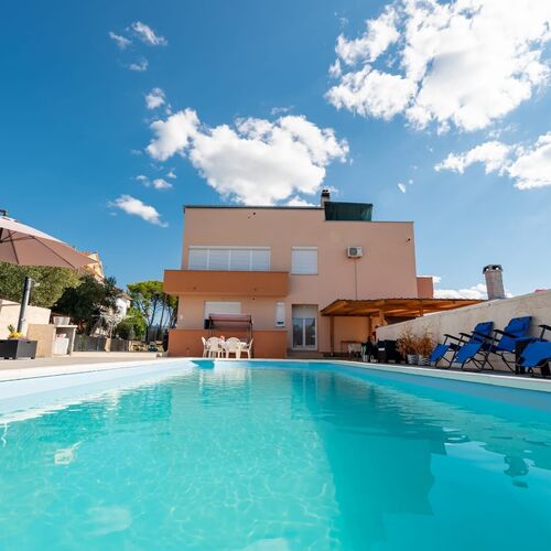 Apartmanok Családok Részére Medencével Sukosan Zadar - 23934 Sukošan