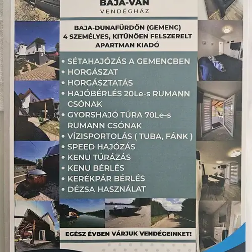 Baja-Van Vendégház Baja-Dunafürdő 012 kép