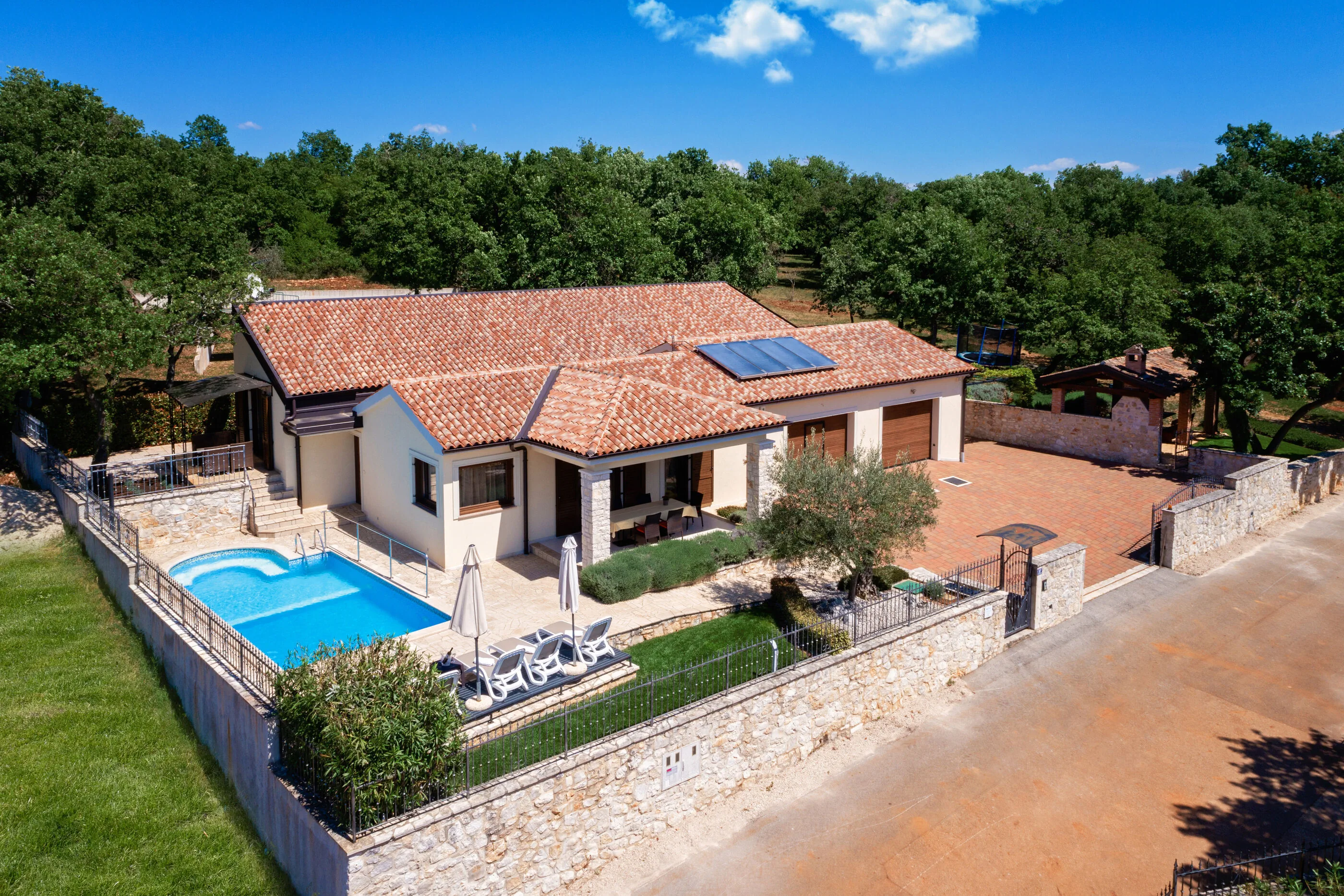 Villa Bellavista Poletti s bazenom Visnjan