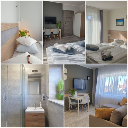Apartament typu suite i pokoje Sandra I Łeba