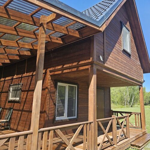 Domek  Letniskowy Brązowy- całoroczny