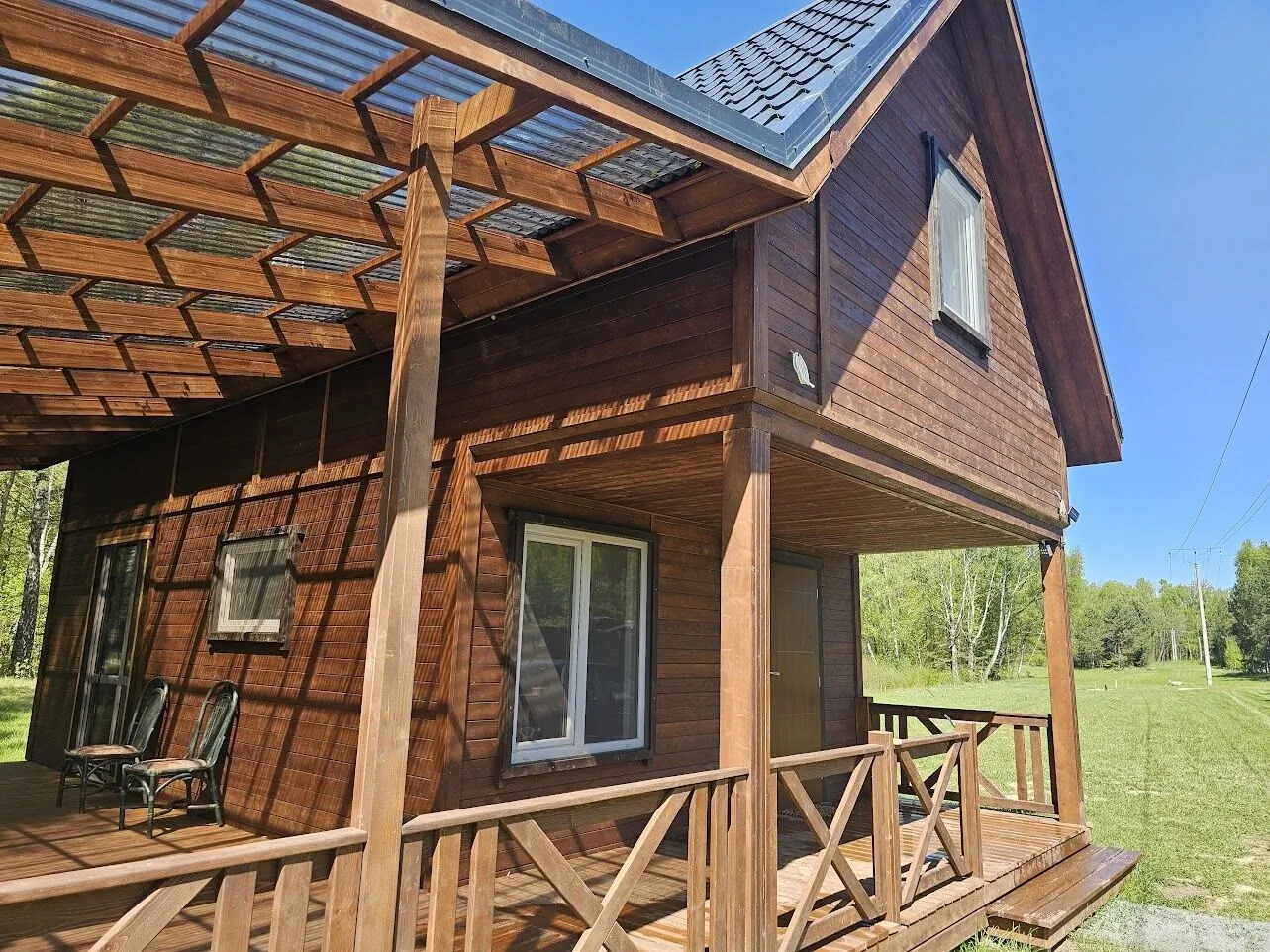 Domek Letniskowy Brązowy- całoroczny