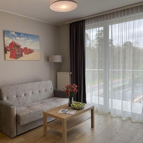 Stegna Forest-Apartament jednopokojowy z wnęką sypialnianą M24