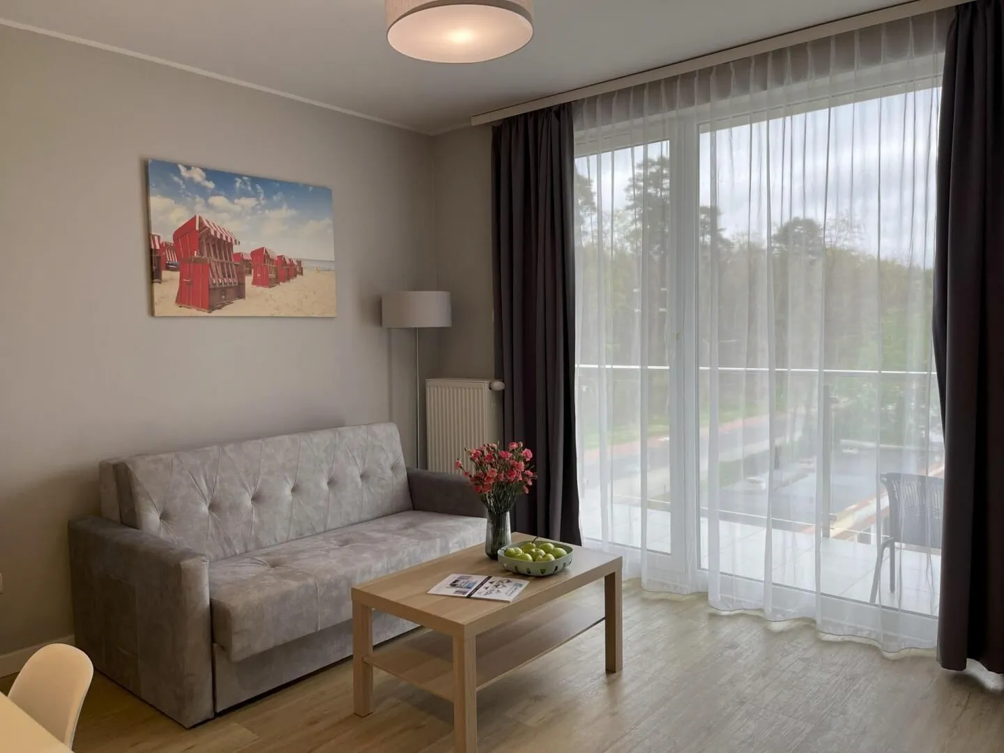 Stegna Forest-Apartament jednopokojowy z wnęką sypialnianą M24