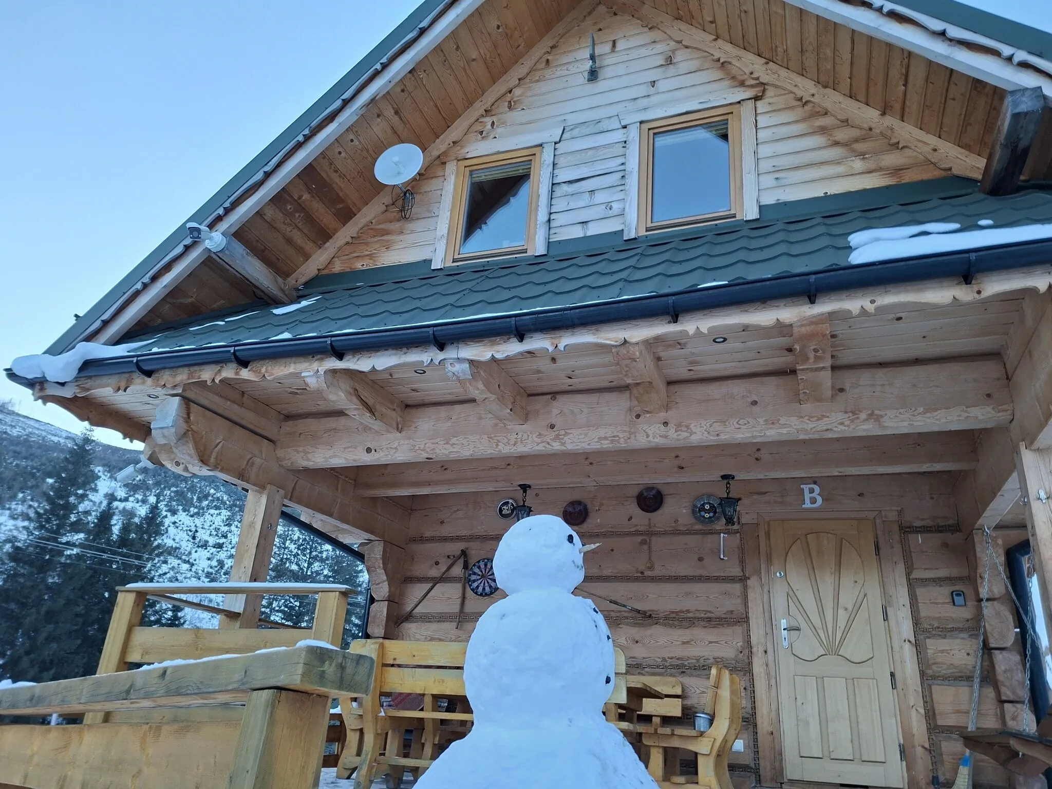 Štýlový Zrub Martina A, B s pieckou, kúpacou kaďou a Detským Ihriskom!