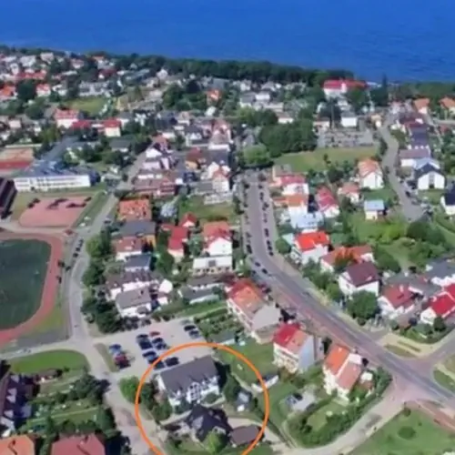 widok obiektu  z lotu ptaka