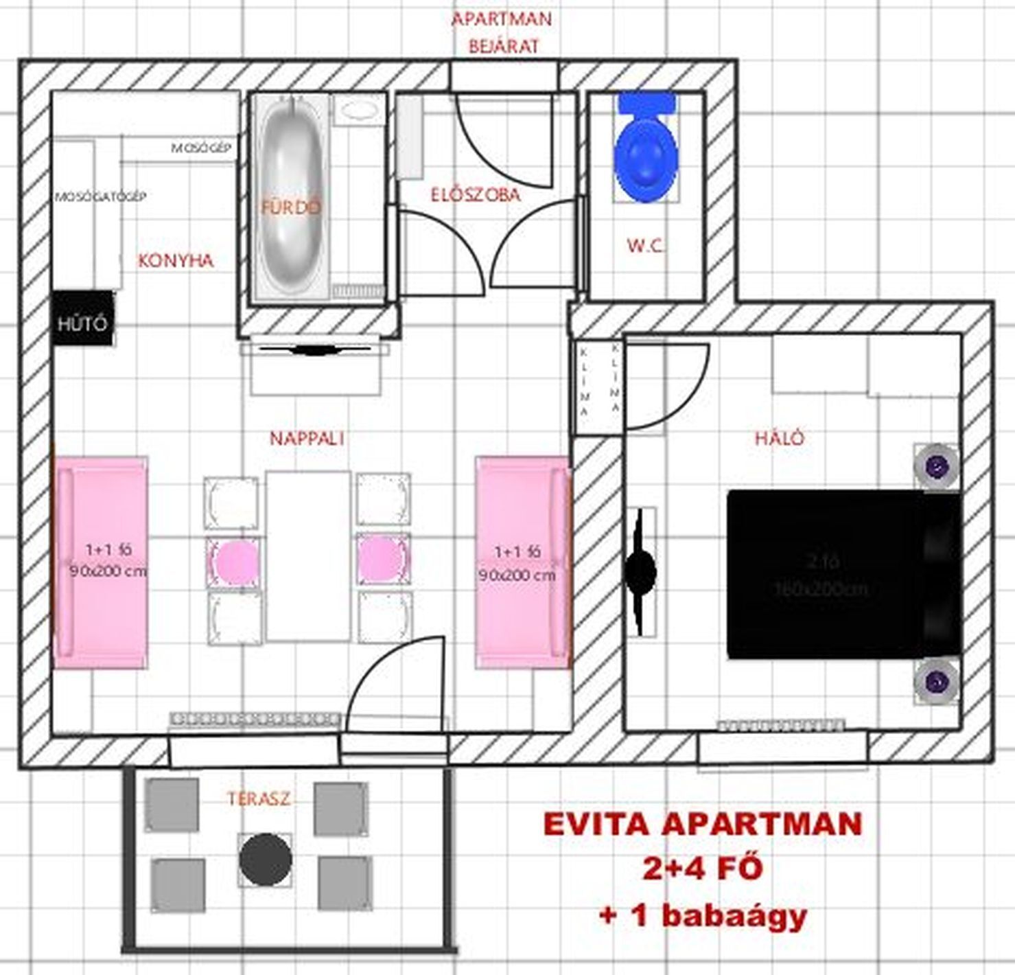 EVITA családi Apartman Hajdúszoboszló