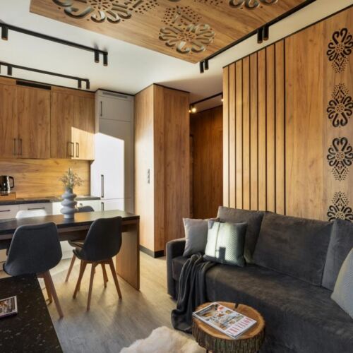 Cyrhla Apartamenty - Apartament D7 z balkonem i widokiem na góry Zakopane