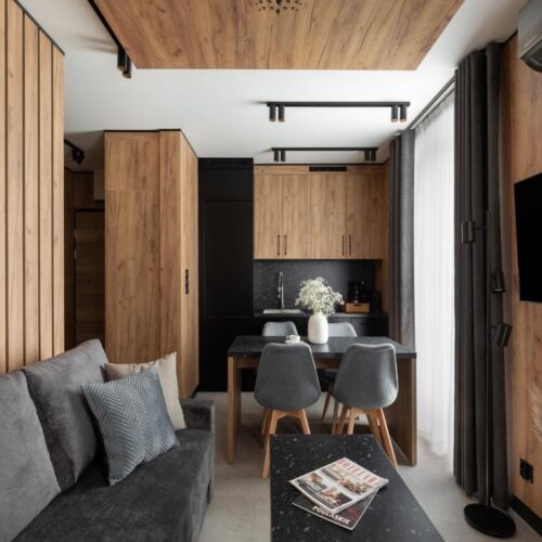 Cyrhla Apartamenty - Apartament D8 z balkonem i 1 sypialnią Zakopane