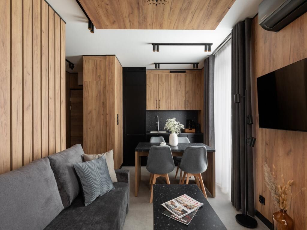 Cyrhla Apartamenty - Apartament D8 z balkonem i 1 sypialnią Zakopane