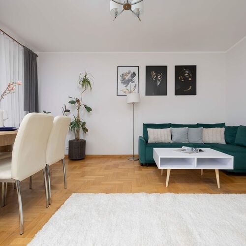 Zimna 2 Warszawa | Przestrzenny Apartament | Smart TV