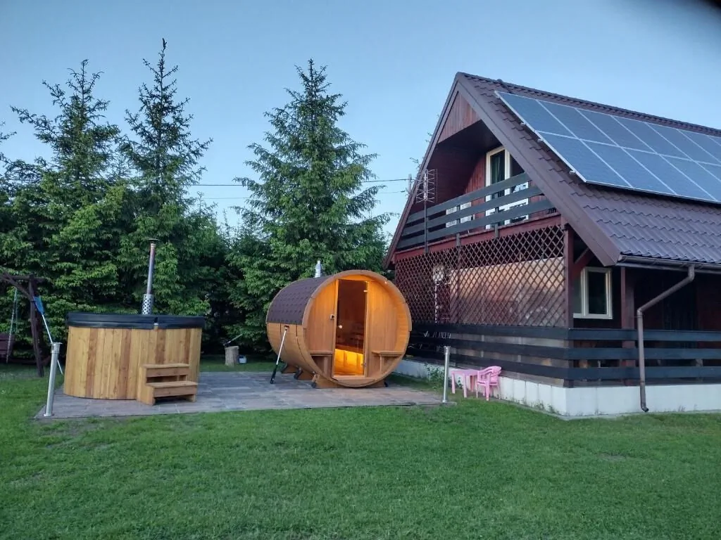 Mazury domek przy szlaku Krutyni Spychowo