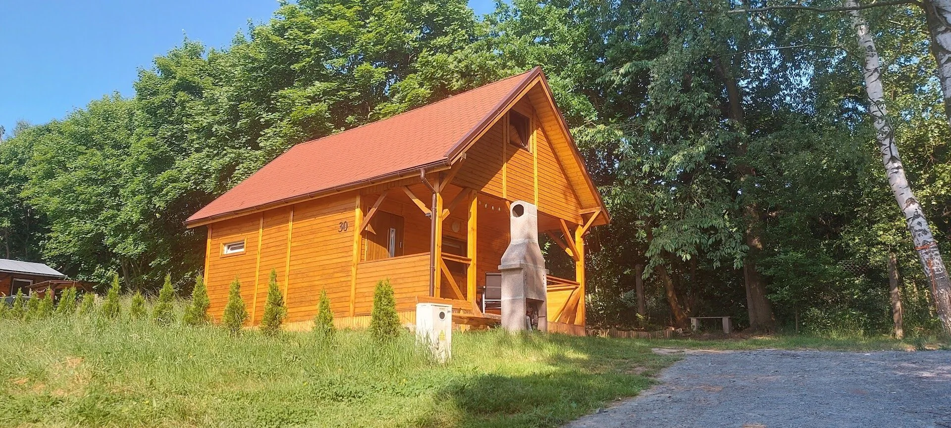 Domek 30 nad jeziorem Leśniańskim Olszyna