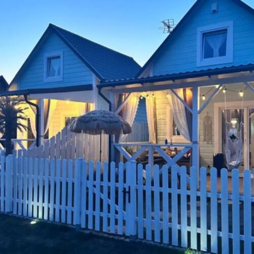 Sychusiowe Chatki Domki z jacuzzi i basenem Lubkowo