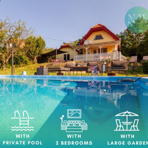 2BR Lavender Hideaway House by NW Cserszegtomaj