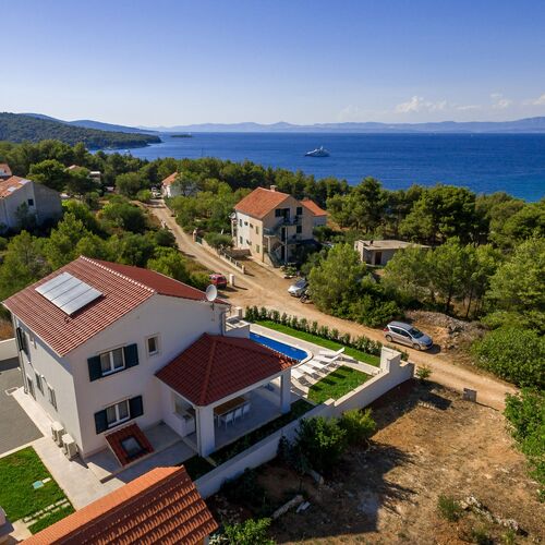 Luxusvilla A Tenger Mellett Medencével Öböl Makarac, Brac - 22637 Makarac