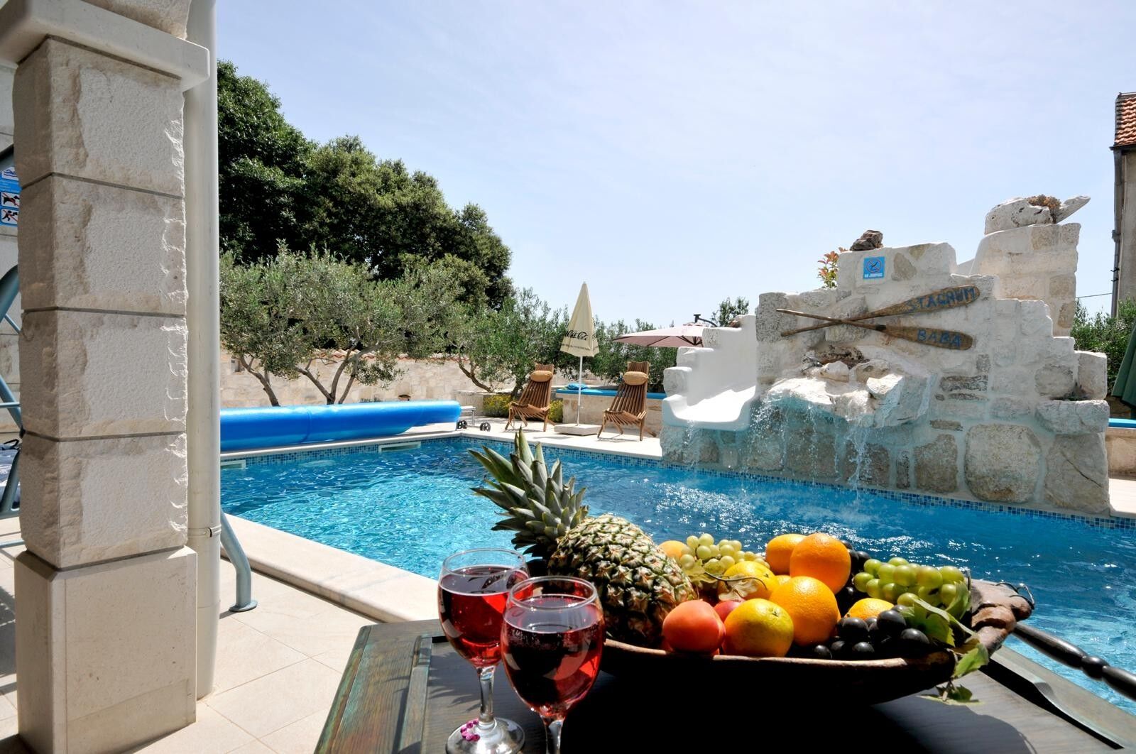 Ház Családok Részére Medencével Plano, Trogir - 23902 Plano