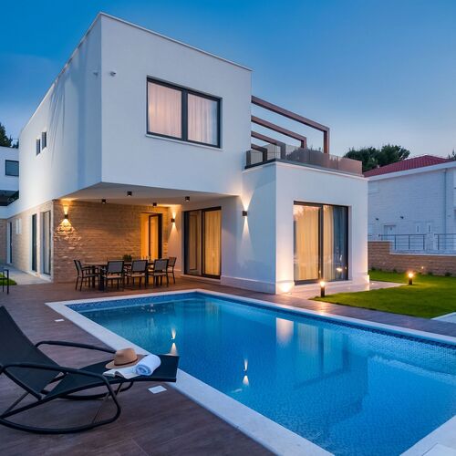 Luxusvilla A Tenger Mellett Medencével Okrug Gornji, Ciovo - 24340 Okrug Gornji