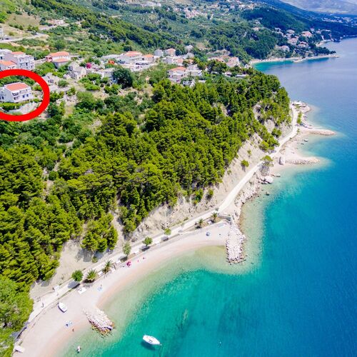 Apartmanok és Szobák A Tenger Mellett Brela, Makarska - 24416 Brela