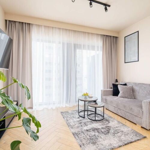 Kremowe studio | A/C | Parking | Centrum Katowic