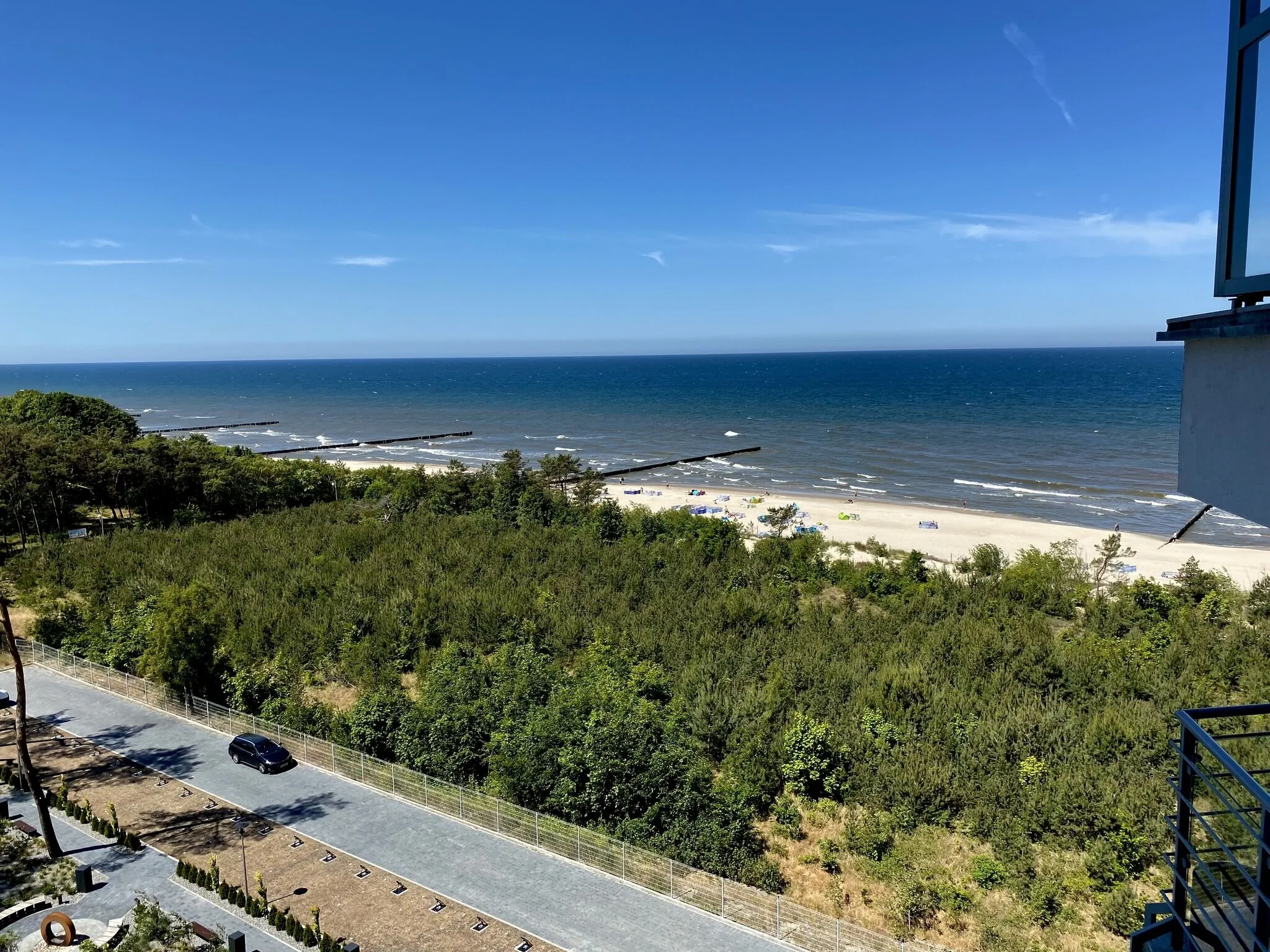 Piękny Widok Na Morze Porta Mare Dziwnówek