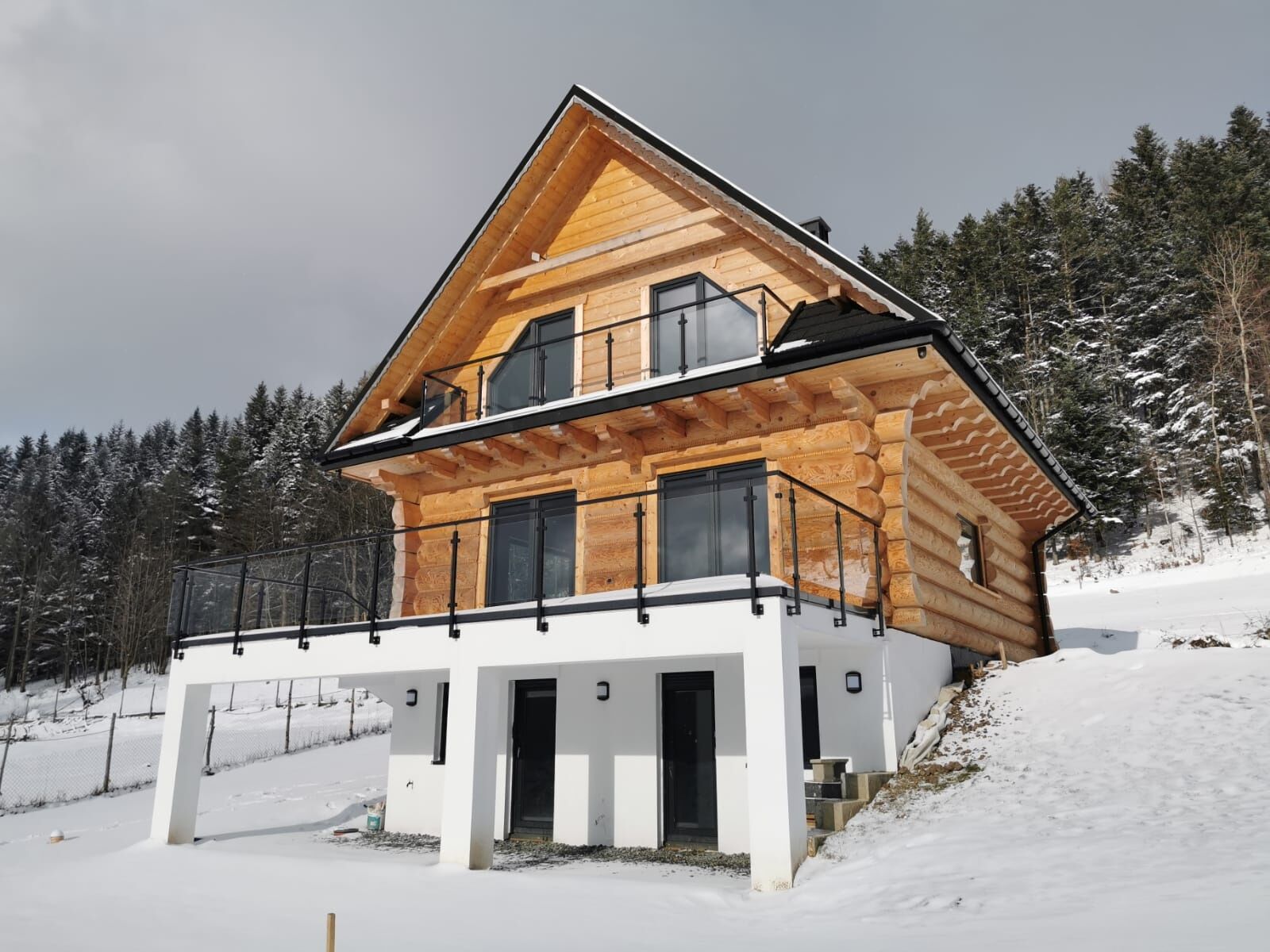 Dom z bali Tomanówka