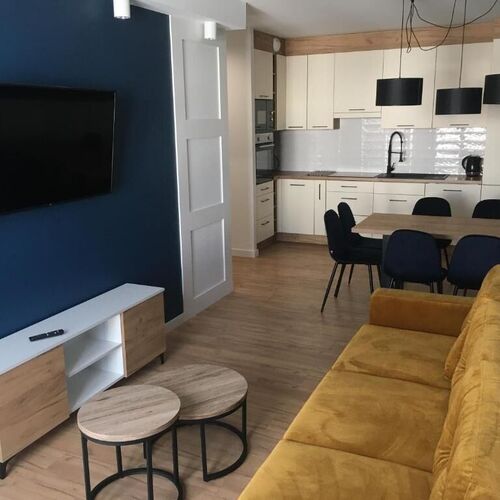 Kraków City Center Navyblue Luxury Apartment