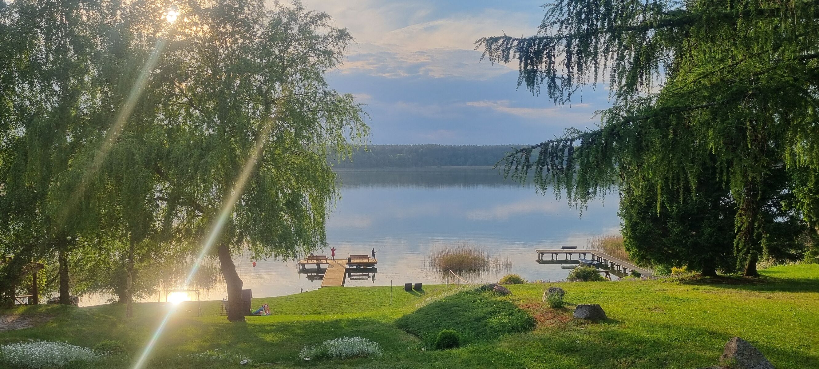 Domki nad Jeziorem z własną linią brzegową Rybical 1 Ryn