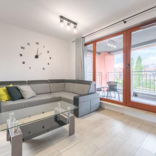 Chmielna 63 | Elegancki Apartament | Balkon