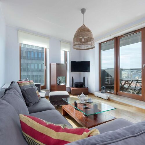 Sea Towers 6A | Przestronny Apartament | Widok