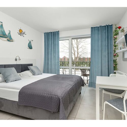 Trójka pod Żaglami | Przytulne Studio | Taras Władysławowo