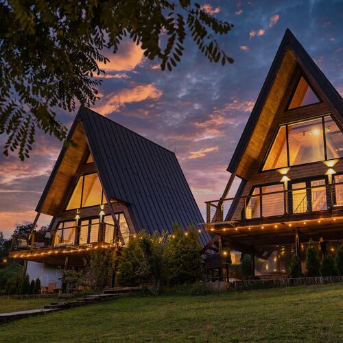 Arta Chalet - A-Frame Cabins & Nature Retreat Malu Roșu