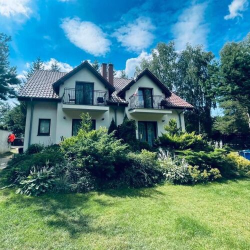 Dom nad jeziorem Mazury pomost segment 1 Kozin