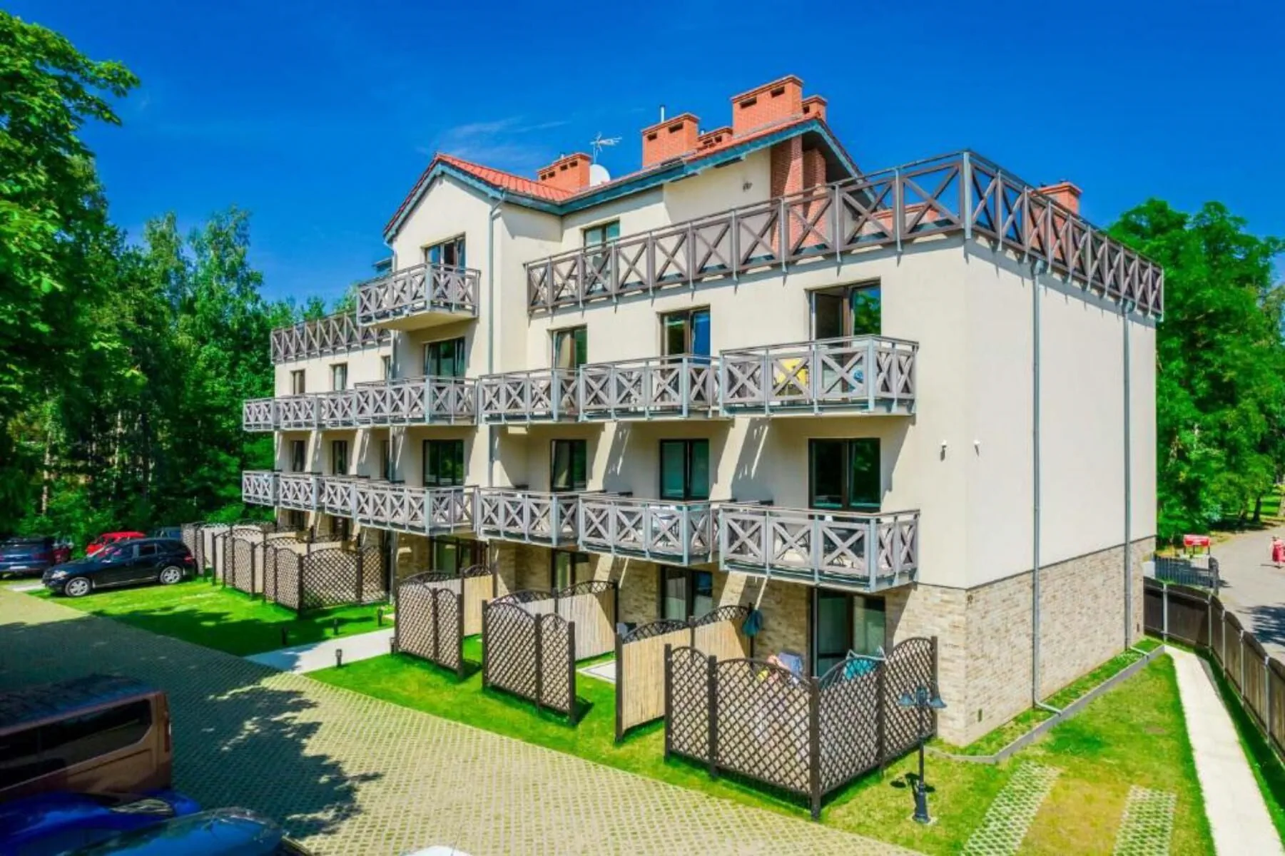Villa Kliwer 50 metrów od morza Rowy