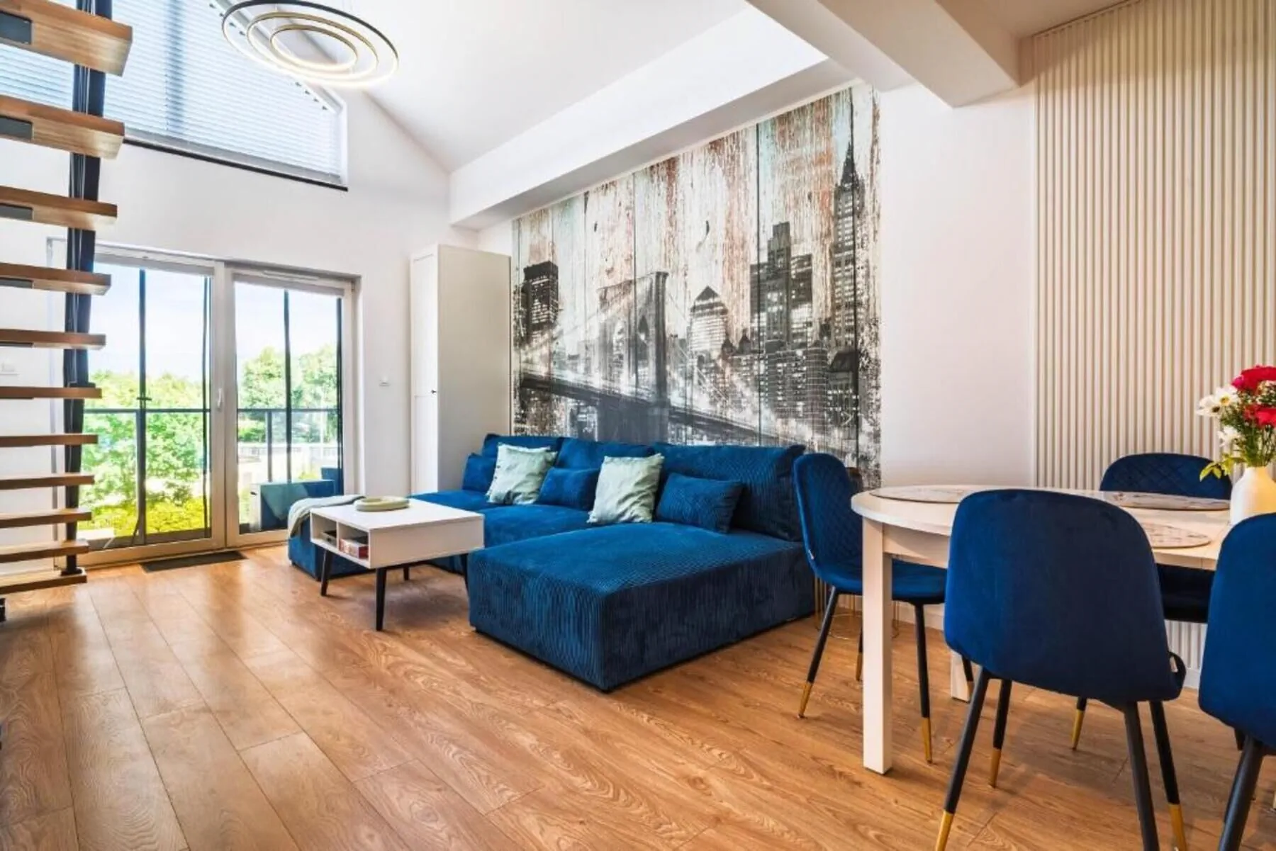 Apartament New York z antresolą w West Łeba Morze Apartamentów