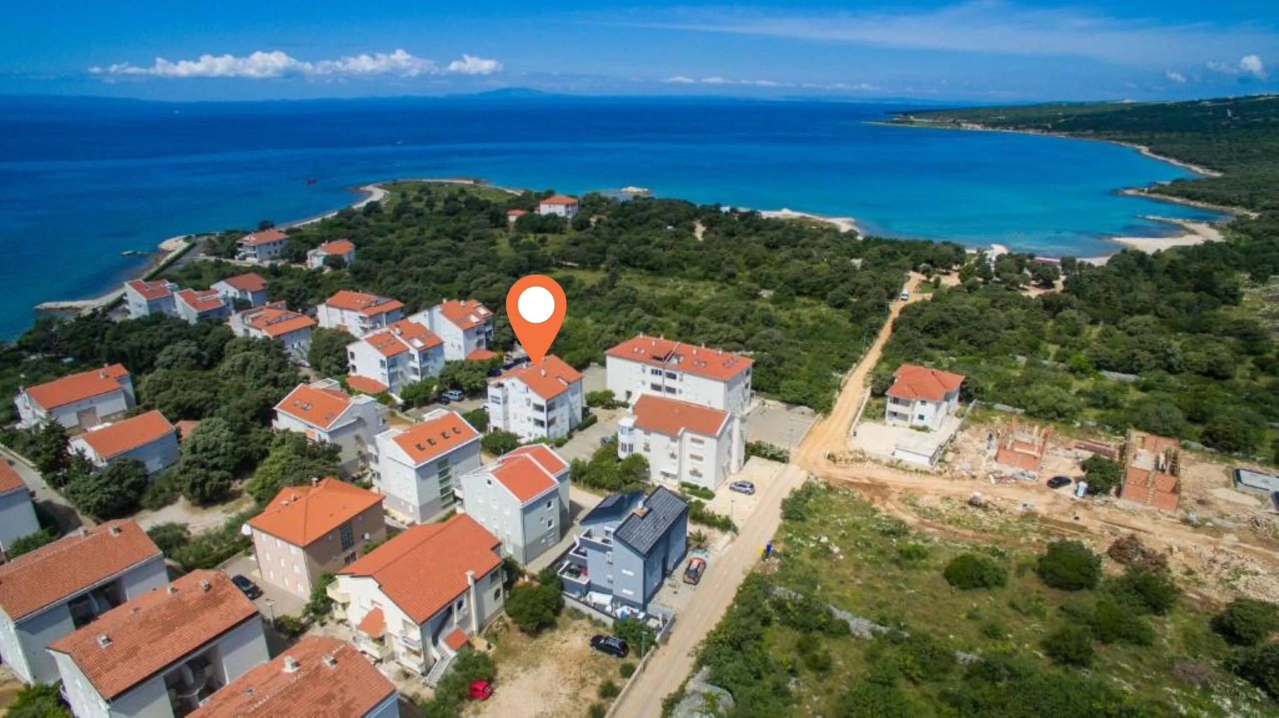 Apartment Babas near Babe beach Novalja