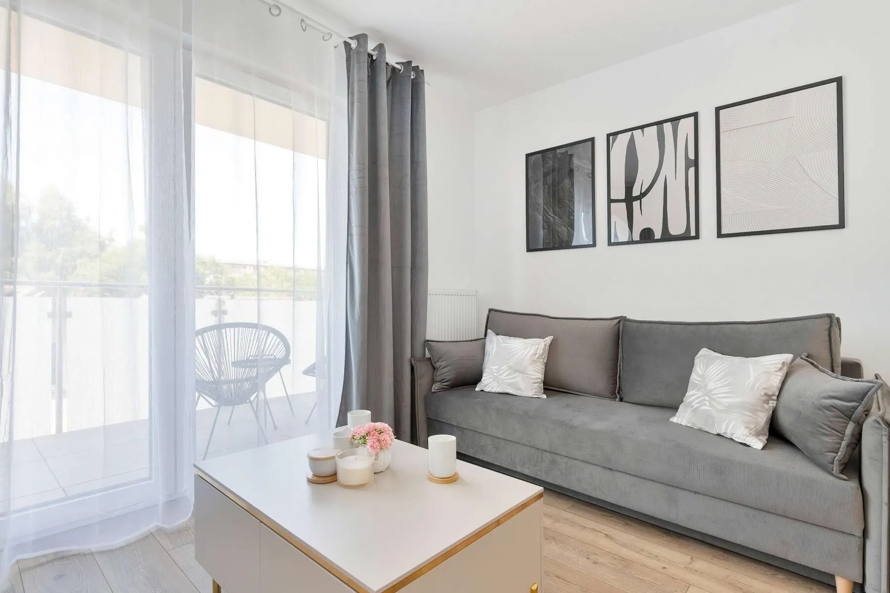 Słoneczny Apartament z Balkonem | Parking
