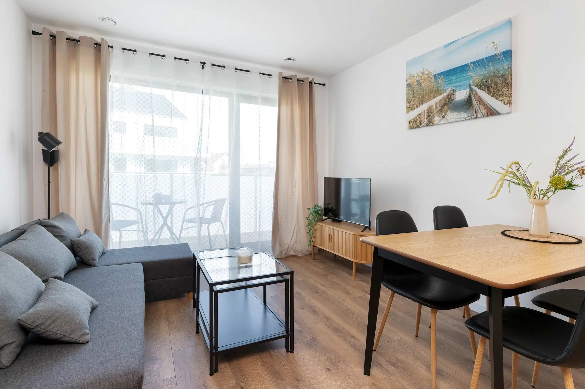 Trzech Ogrodników 3 | Jasny Apartament | Balkon 