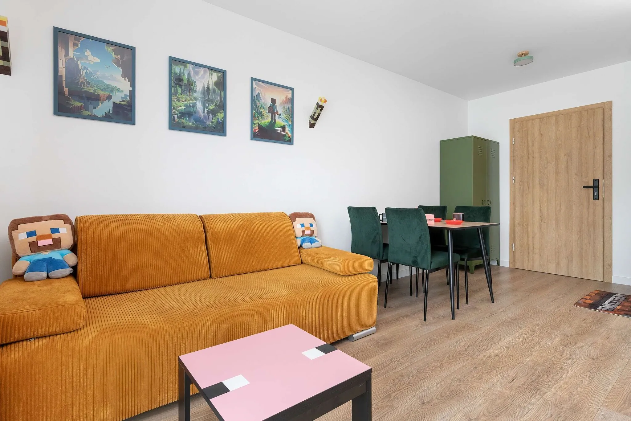 Apartament Inspirowany Grą Minecraft | Konsola