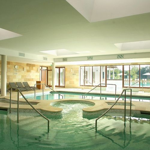 Beltéri wellness részleg