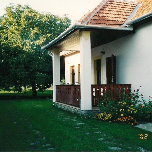 A ház udvari része