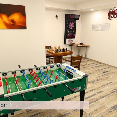 Biliard Bar - futbal, šípky, šach