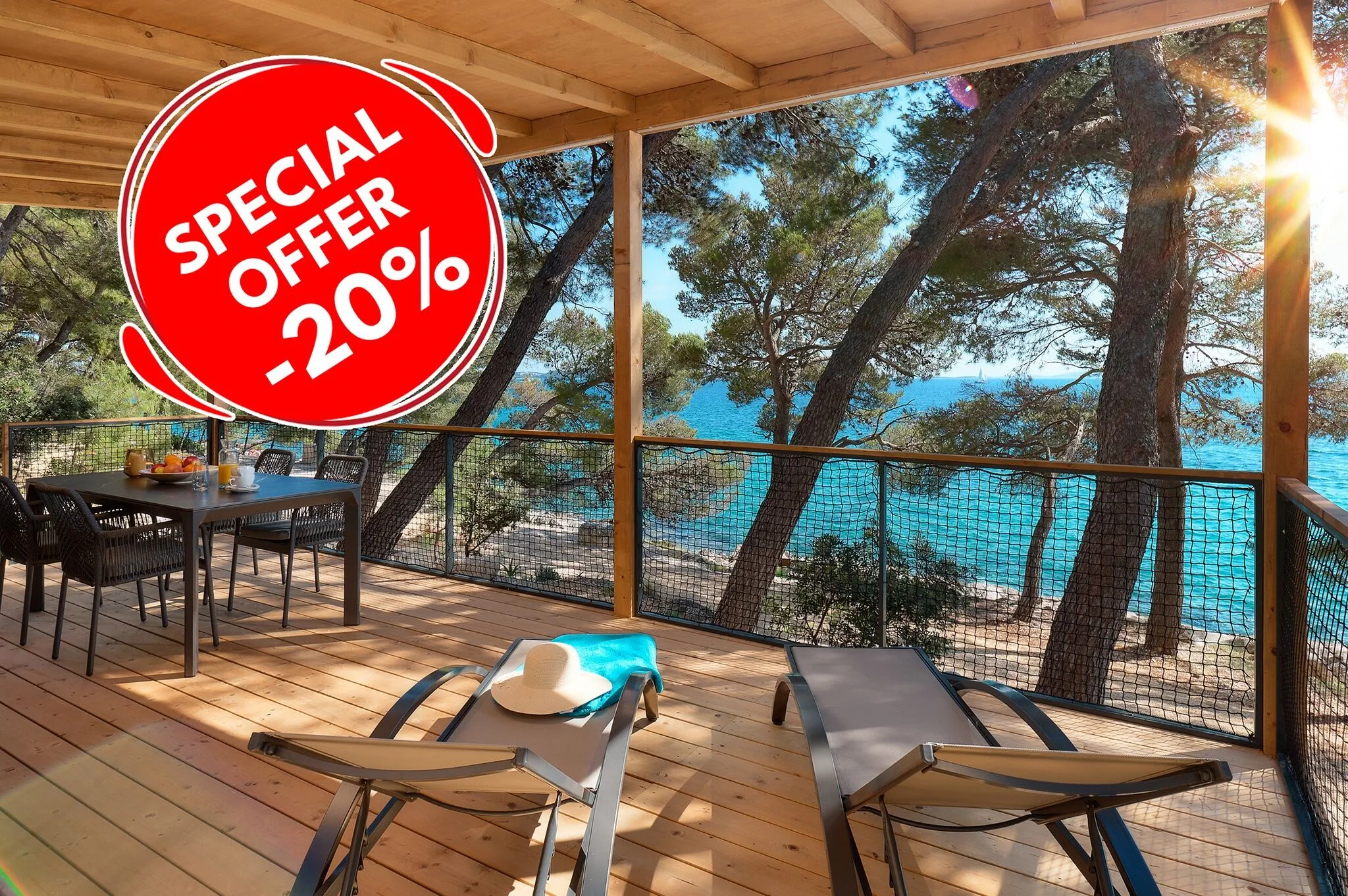 Pine Beach Mobile homes – all inclusive Pakoštane