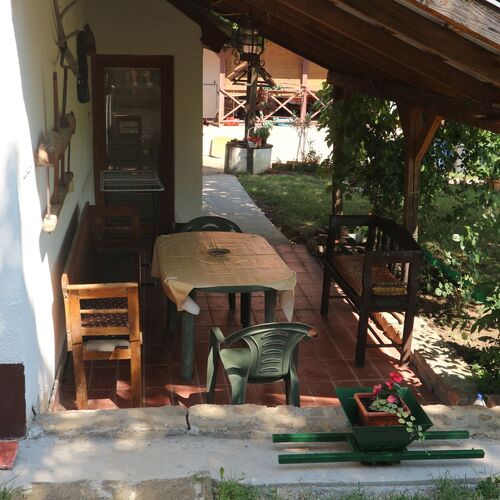 A Vendégház terasza